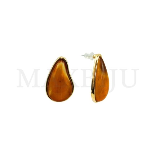 Metal and Resin Earring