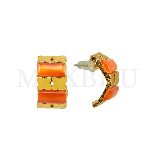 Metal and Resin Earring