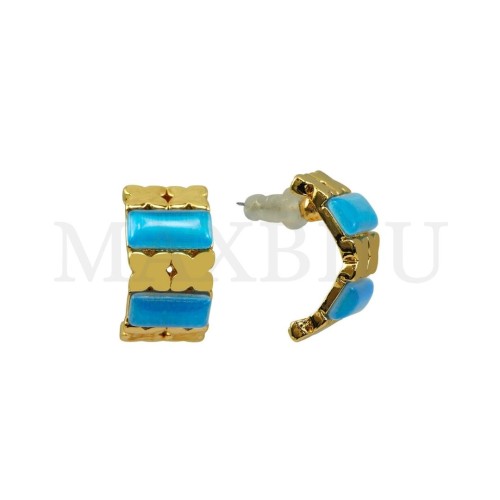 Metal and Resin Earring