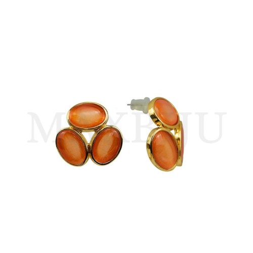 Metal and Resin Earring