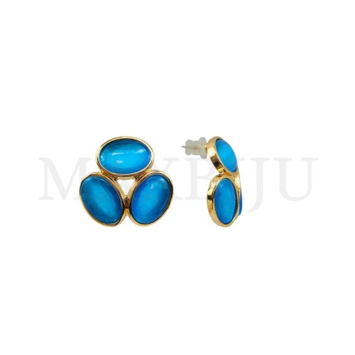 Metal and Resin Earring