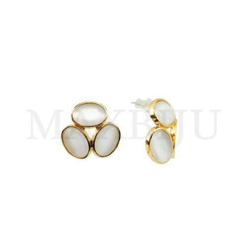 Metal and Resin Earring