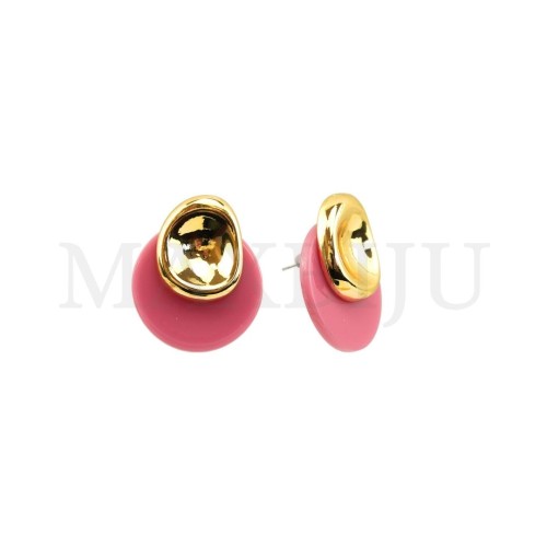 Metal and Resin Earring