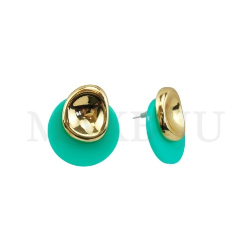 Metal and Resin Earring