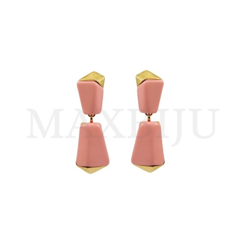 Metal and Resin Earring