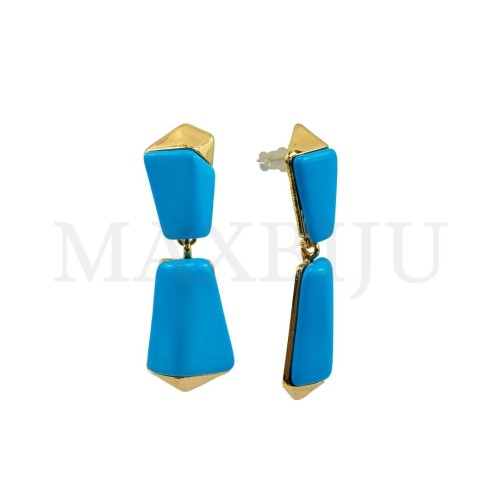 Metal and Resin Earring