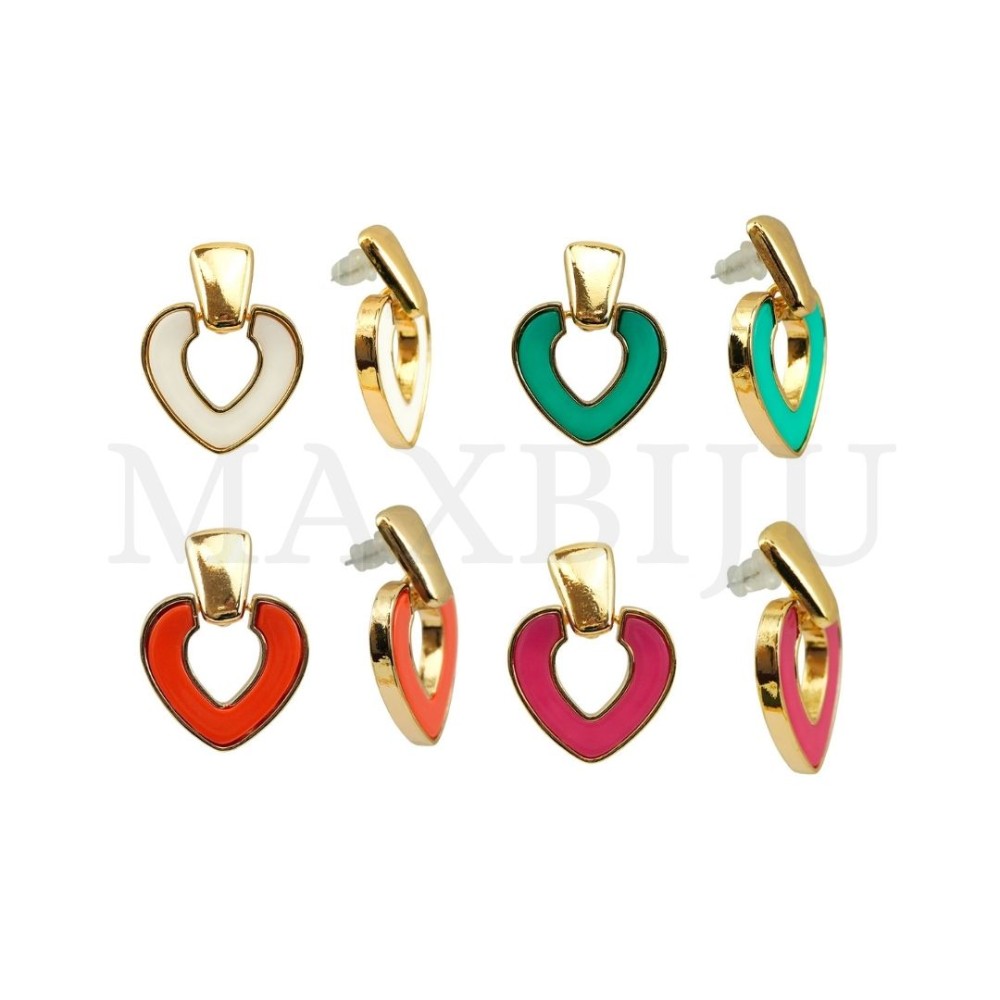 Metal and Resin Earring
