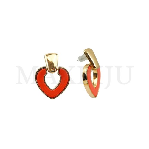 Metal and Resin Earring