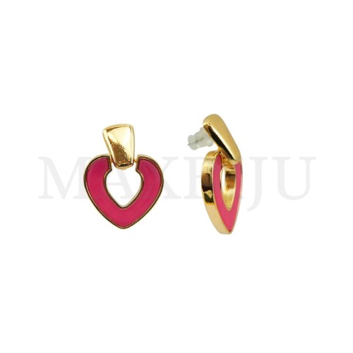 Metal and Resin Earring