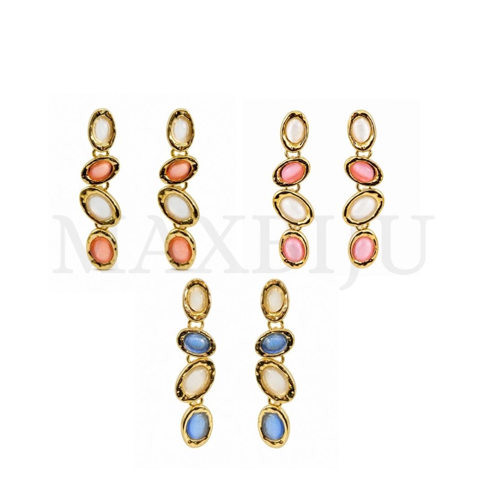 Metal and Resin Earring
