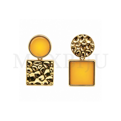 Metal and Resin Earring