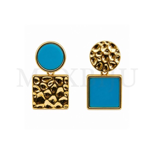 Metal and Resin Earring