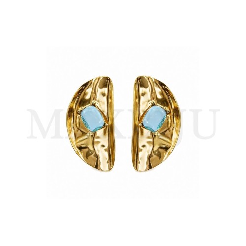 Metal and Resin Earring