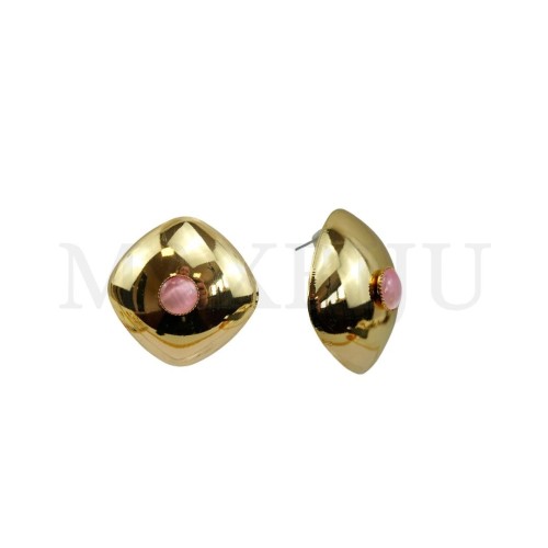Metal and Resin Earring