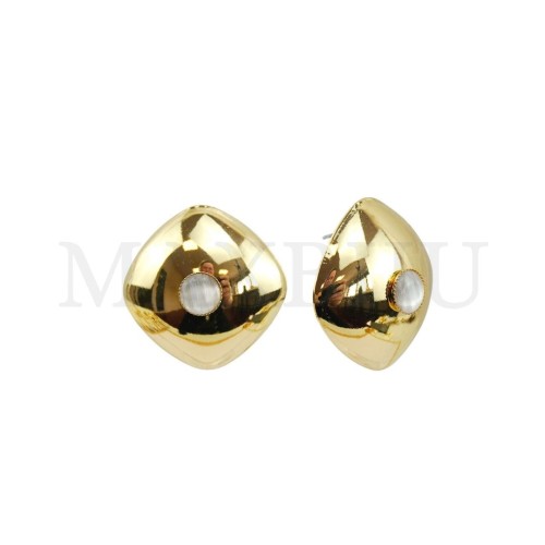 Metal and Resin Earring