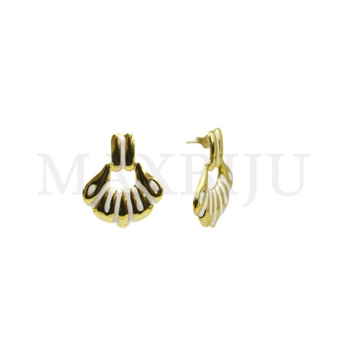 Stainless Steel and Resin Earring