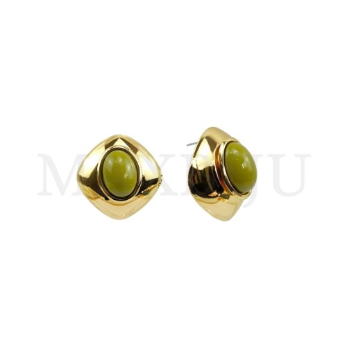 Metal and Resin Earring