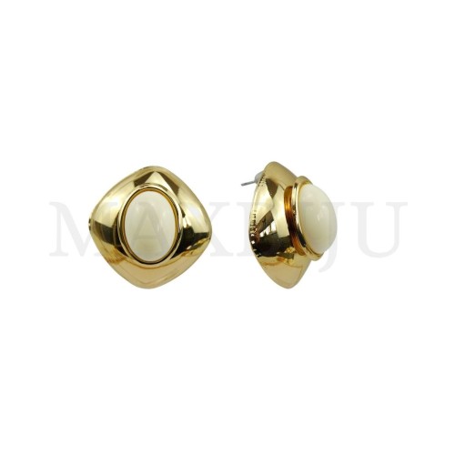 Metal and Resin Earring