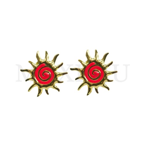 Stainless Steel and Resin Earring