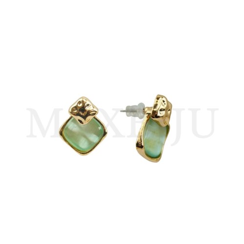 Metal and Resin Earring