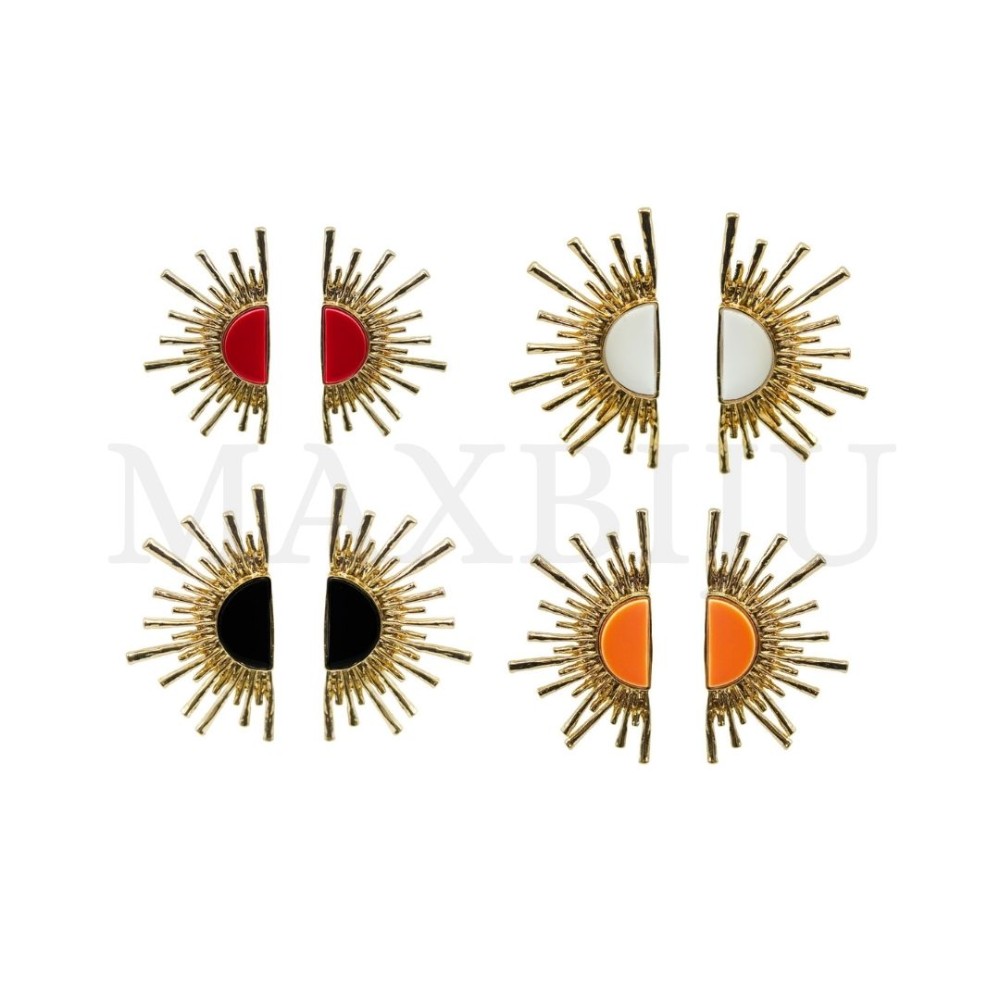 Metal and Resin Earring