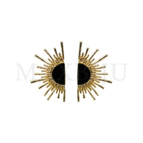 Metal and Resin Earring