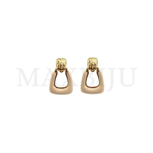 Metal and Resin Earring