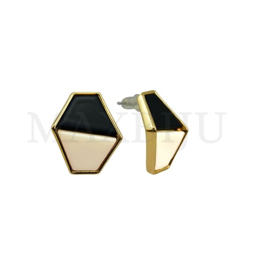 Metal and Resin Earring