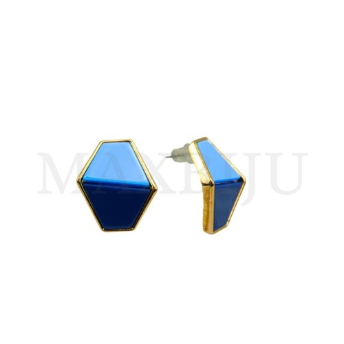 Metal and Resin Earring