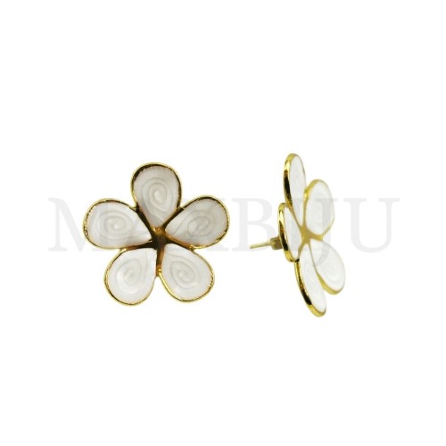 Stainless Steel and Resin Earring