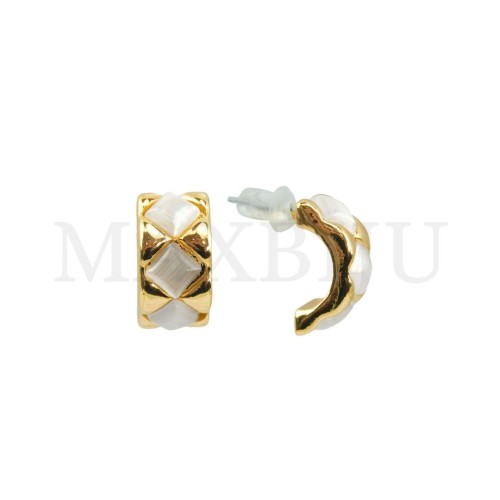 Metal and Resin Earring