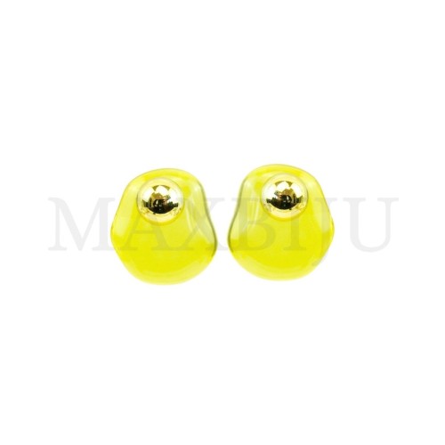 Metal and Resin Earring