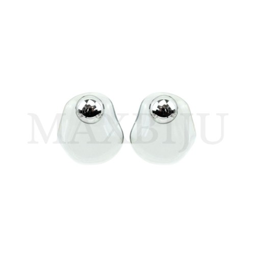 Metal and Resin Earring