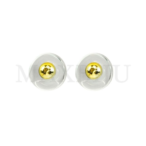 Metal and Resin Earring