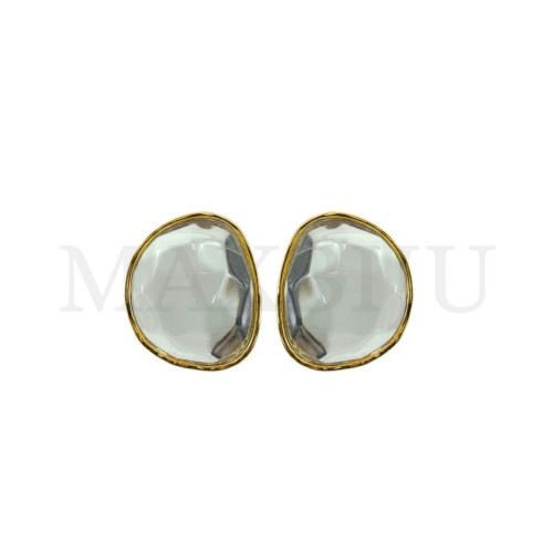 Metal and Resin Earring