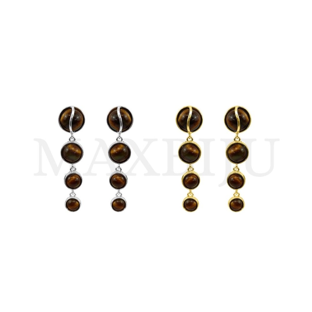 Metal and Resin Earring