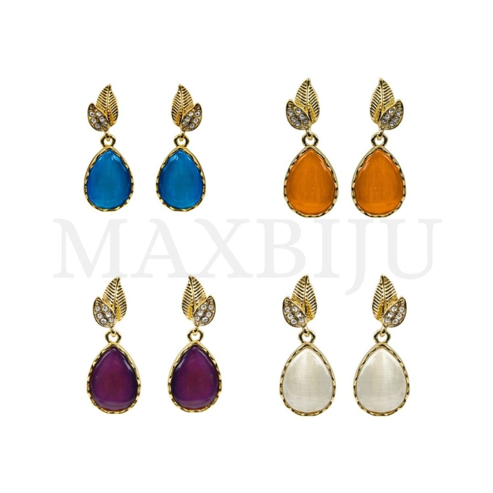 Metal and Resin Earring