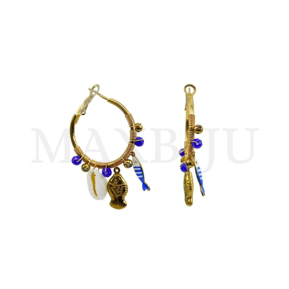Stainless Steel  Earring - Fish