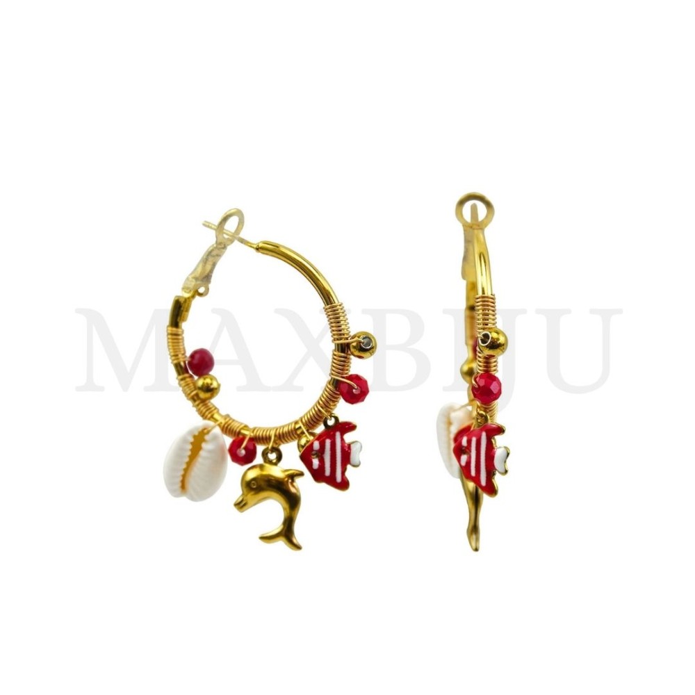 Stainless Steel  Earring - Fish