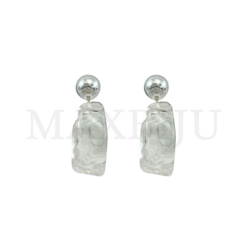 Metal and Resin Earring