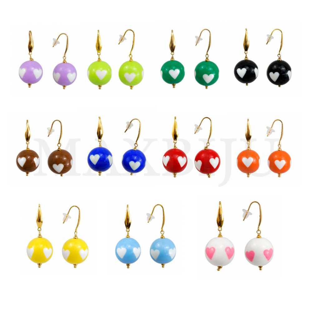 Stainless Steel and Resin Earring