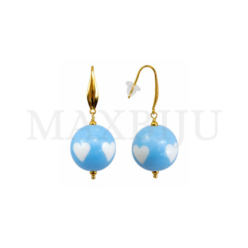 Stainless Steel and Resin Earring