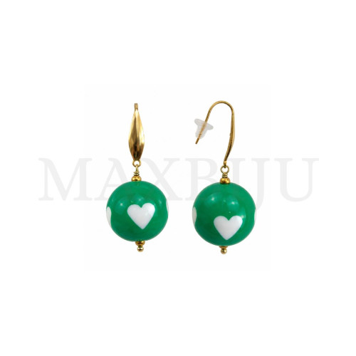 Stainless Steel and Resin Earring