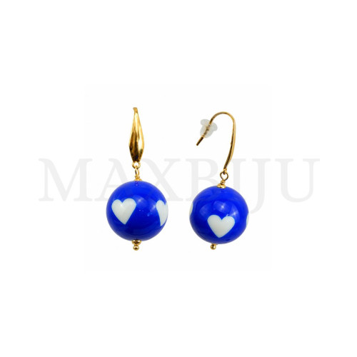 Stainless Steel and Resin Earring