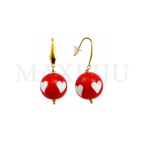 Stainless Steel and Resin Earring