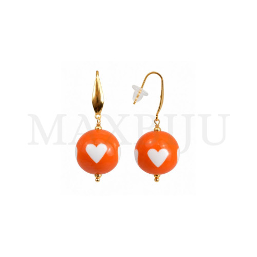 Stainless Steel and Resin Earring