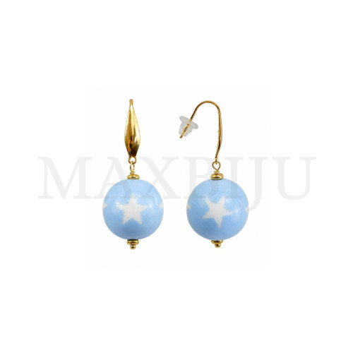 Stainless Steel and Resin Earring