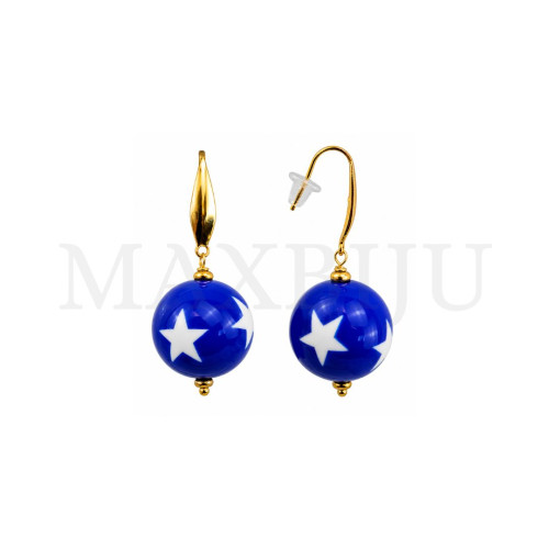 Stainless Steel and Resin Earring