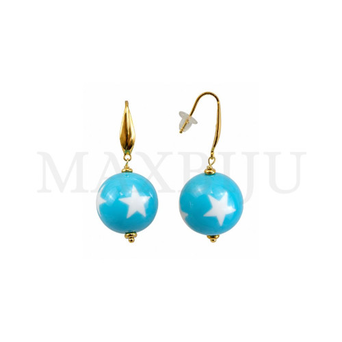 Stainless Steel and Resin Earring
