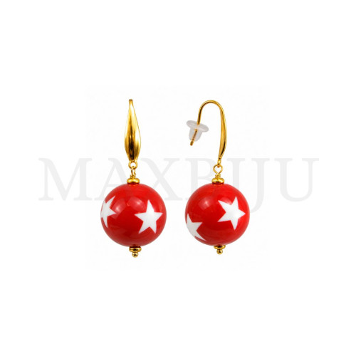 Stainless Steel and Resin Earring